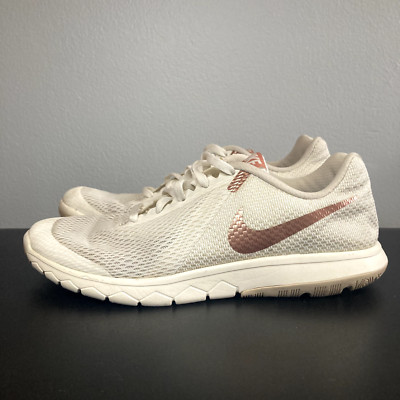 Womens Nike Flex Experience RN6 881805-102 Beige Running Shoes Sneakers Size 9.5