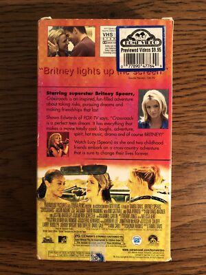 Crossroads (VHS, 2002) Romance Adventure - Britney Spears