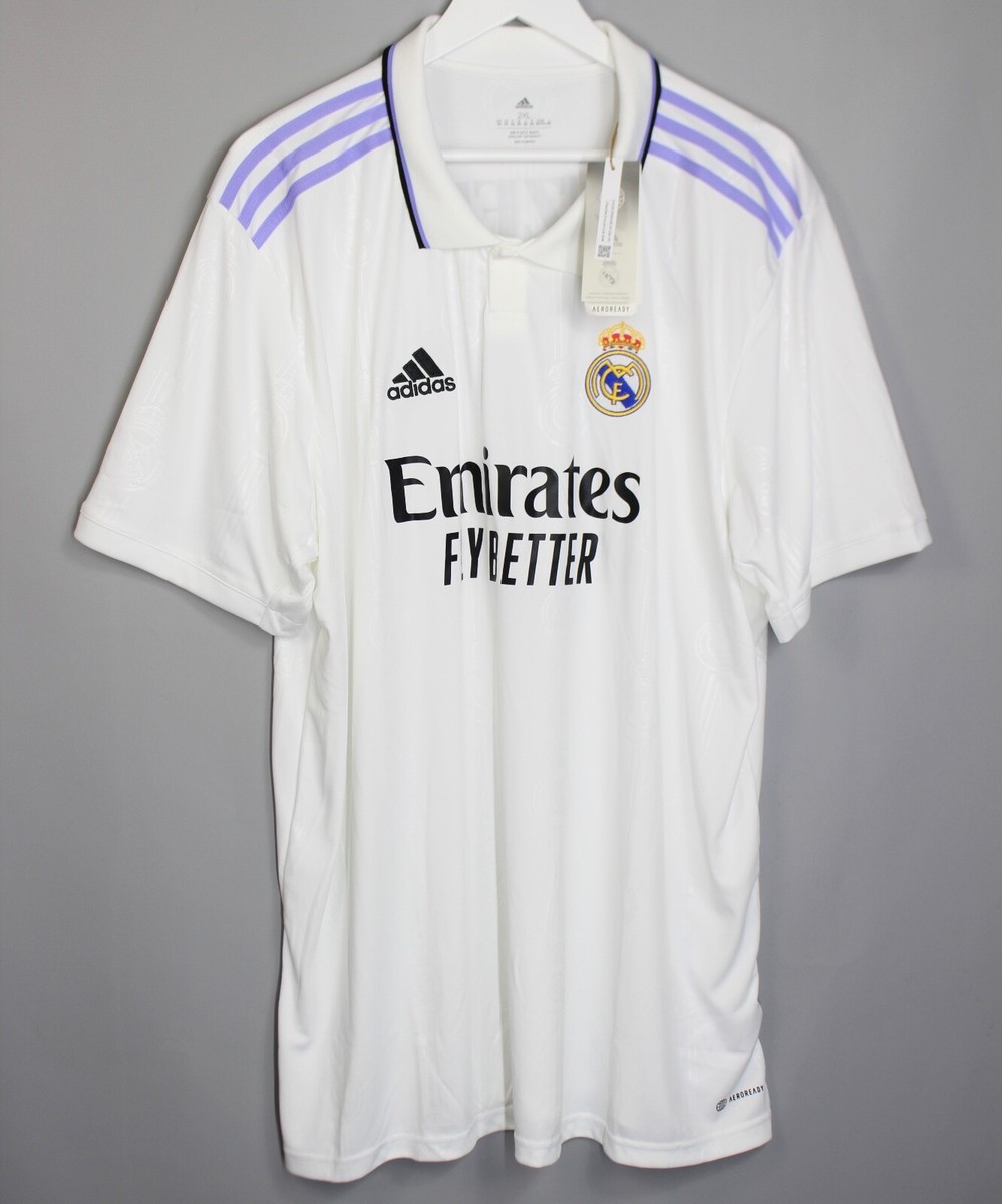 NWT REAL MADRID 2022 2023 HOME UCL FOOTBALL SHIRT CAMISETA JERSEY