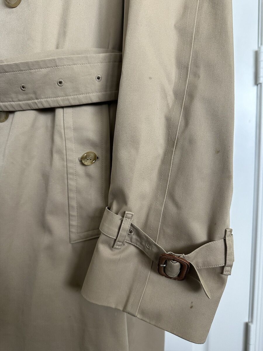 Burberry Kensington Trench Coat XL 44 Long Iconic 80s Burberry Kensington Trench Coat XL 44 Long Iconic 80s