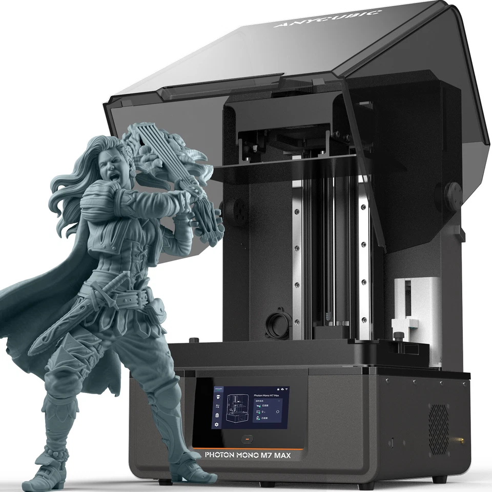 ANYCUBIC 7K Photon M7 Max 14.7L Large 3D Printer Resin Auto-Recycling Management