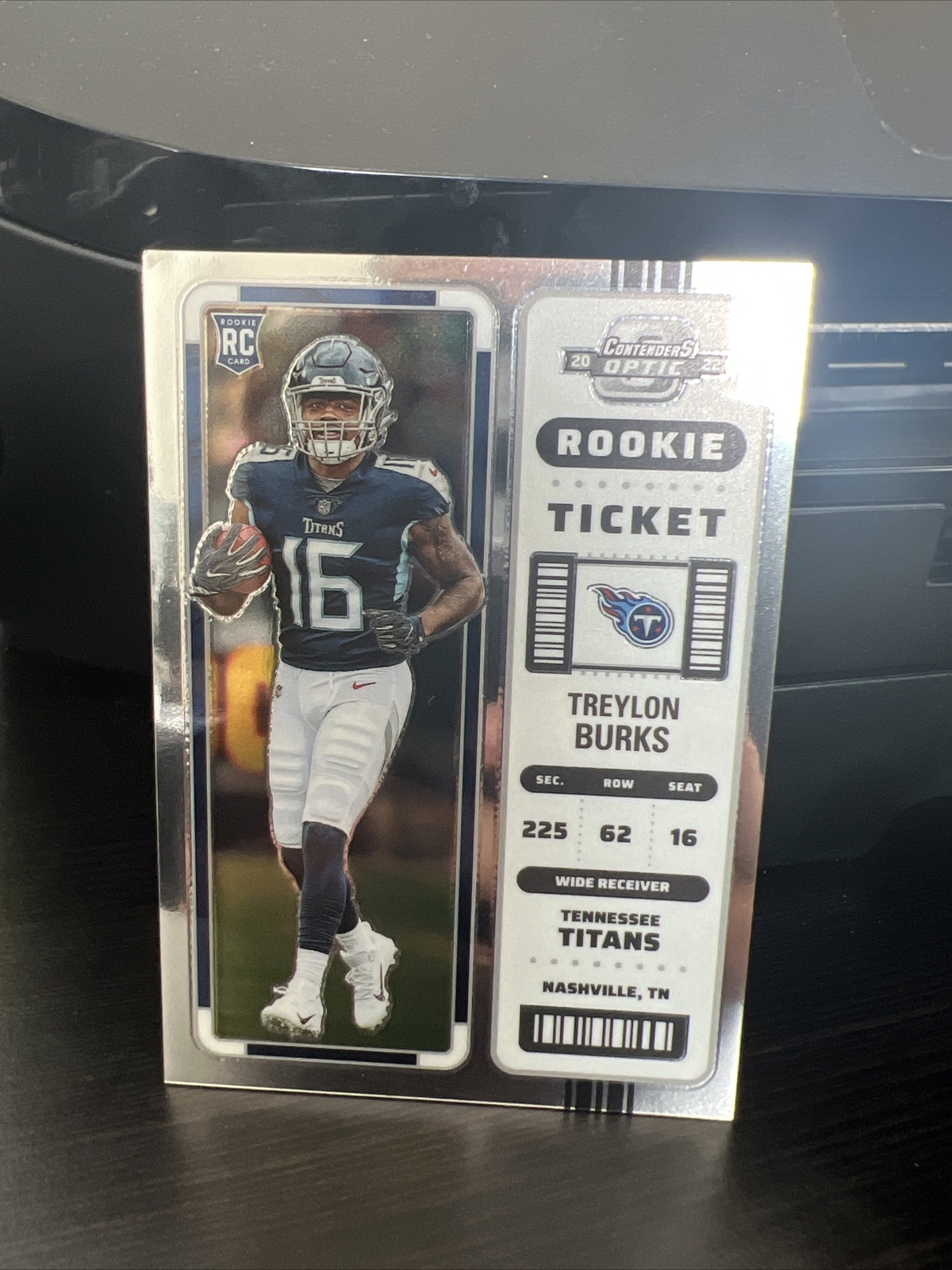 2022 CONTENDERS OPTIC TREYLON BURKS #94 ROOKIE SILVER PRIZM TITANS SP