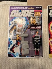 GI Joe Metal Head 1990 Hasbro MOC Vintage Nice Shape 34 back