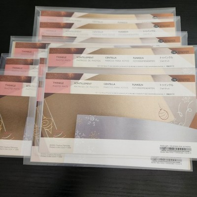 Creative Memories Twinkle Photo Mats Sets Bundle Of 10 Packs Scrapbooking 2006