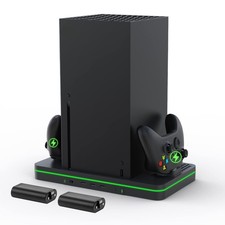Charging Stand with Cooling Fan, Vertical Stand with Xbox Series X/S Console ...