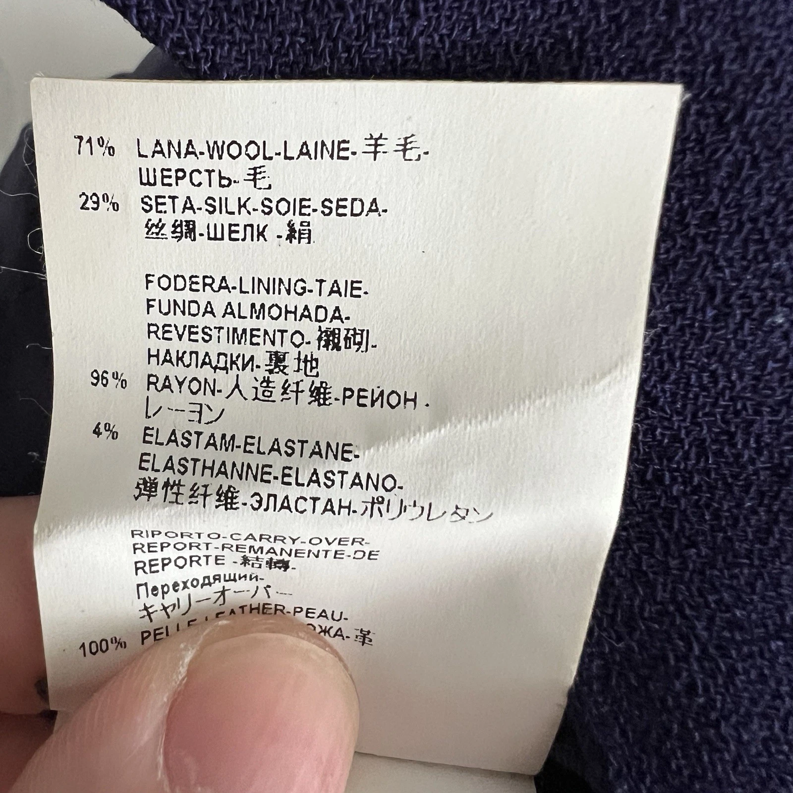 Versace mini abito donna blu monospalla bodycon 40