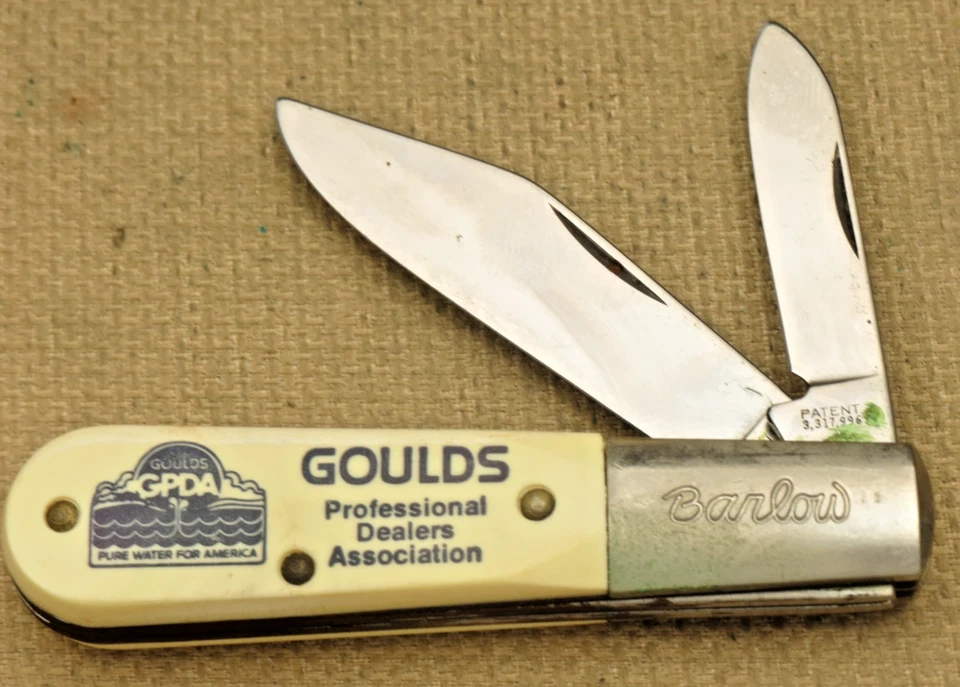 Cuchillo Barlow de dos hojas vintage hecho en EE. UU. COLONIAL KNIFE CO - nunca afilado Foto 2 de 4
