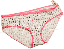 Victoria Secret Vintage Panty Panties XL Cotton Bikini Low Rise Hiphugger Trees