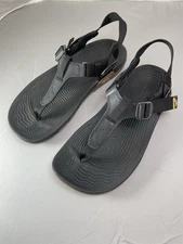 Lem's Switchback Sandal Mens 10 / Womens 11 - Scorpion Black minimalist sandal