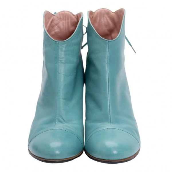 Vivienne Westwood Back Lace Up Heel Boots Size 35.5(K-128916) - Image 3 of 4