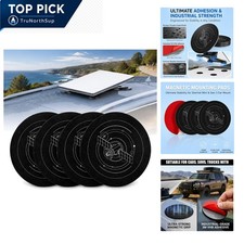4Pcs Magnetic Mount Plates for Starlink Mini Gen 3 Car Truck SUV Aluminum Gla...