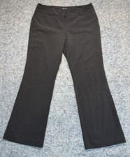 7th Avenue New York Dress Pants Womans Sz 12 Avg Black Suiting Collection Slacks