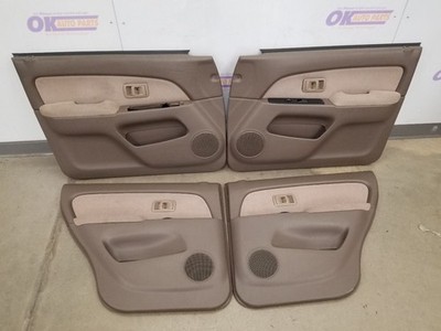 2000 TOYOTA 4 RUNNER SR5 DOOR TRIM PANEL SET FRONT AND REAR TAN 