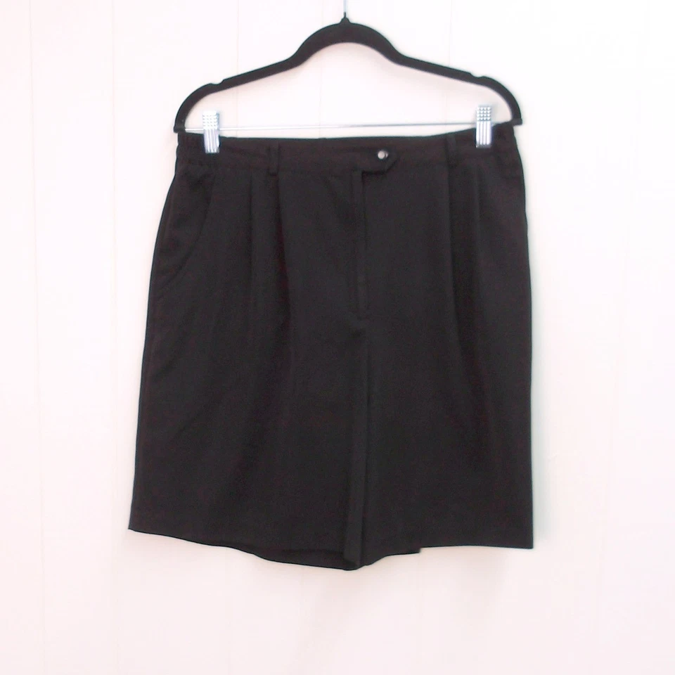 Coral Bay Golf Black Knee Length Shorts - Image 3 of 4