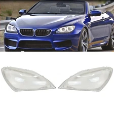 Headlight Lens Cover For BMW 6 Series M6 F06 F12 F13 640i 650i Coupe 2012-2015