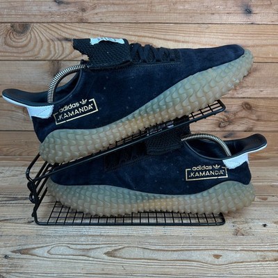 Adidas Turnschuhe Herren Größe UK 11 Kamanda Gummisohle schwarz Wildleder Originals Schuhe OG