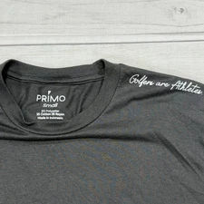 Primo T-Shirt Mens Small Gray Golf Crew Neck Tee Golfers Are Athletes