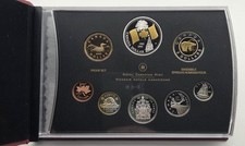 2005 Canada Silver Proof Set - Canadian Flag Gold Plated