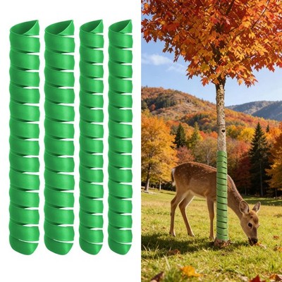 Flexible Tree Guards for Young Saplings  4 Pack, 2 Sizes, Trunk Protection