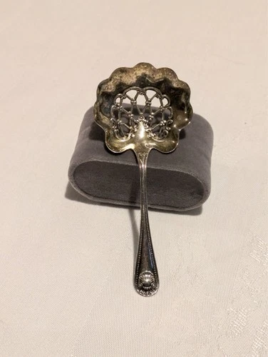 Bead by Whiting/Gorham Sterling Silver Nut Spoon 4 5/8" Serving Spoon.