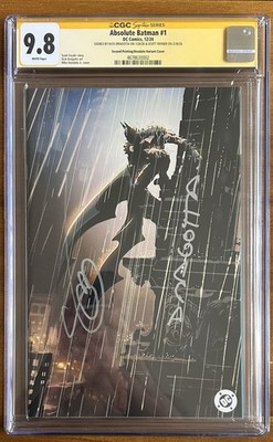 Absolute Batman #1 Second Printing Mike Deodato Jr. Var., CGCS, Scott, Dragotta