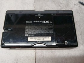 Nintendo DS Lite Handheld System (Onyx Black) w/ Lot of Games 