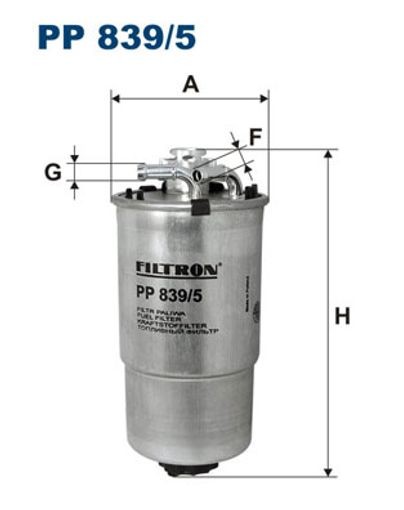 Fits FILTRON PP 839/5 FUEL FILTER