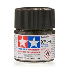 Tamiya Acrylic XF-84 Dark Iron Paint Jar 81784