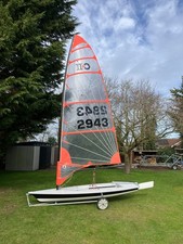 Byte CII sailing dinghy with trolley and cover