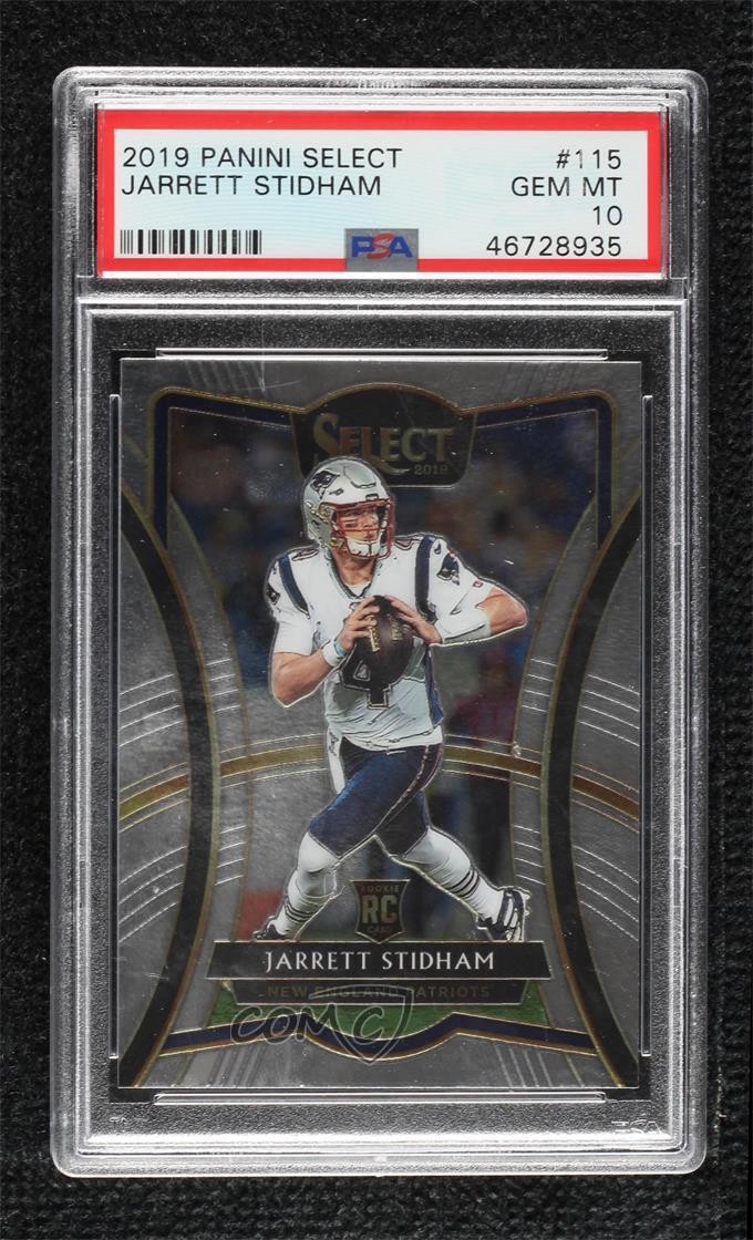 2019 Panini Select Premier Level Jarrett Stidham #115 PSA 10 GEM MT 1bi0