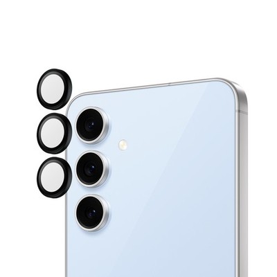 PanzerGlass Hoops Camera Lens Protector Schwarz Kameraschutz Galaxy S24 FE NEU