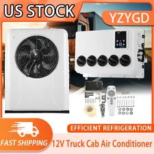 12V Air Conditioner Mini Split A/C For Semi Trucks Bus RV Caravan Vans 12000BTU