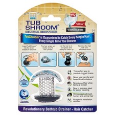Ultra Edition Stainless Steel Hair Catcher, Stop Tub Drain Clogs
