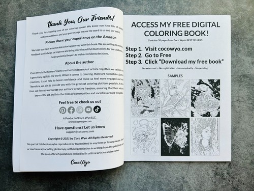 Decora Anime Girls Coloring Book by Coco Wyo - Picture 4 of 11