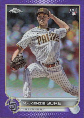 2022 Topps Update - Purple MacKenzie Gore #US81 - NM Card San Diego Padres