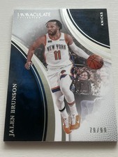 2024-25 Panini Immaculate #64 Jalen Brunson /99