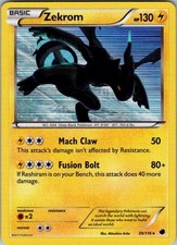 Zekrom 39/116 Holo Rare Plasma Freeze Pokemon on eBay