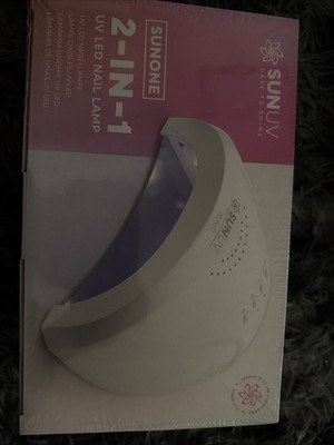 SUNUV SUN9C 2-in-1 UV LED Nail Lamp White Professional Gel Polish Dryer 24W