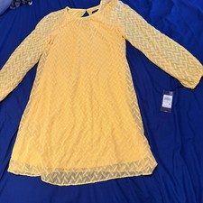 New With Tags Tommy Hilfiger dress size 4 Fresh Yellow