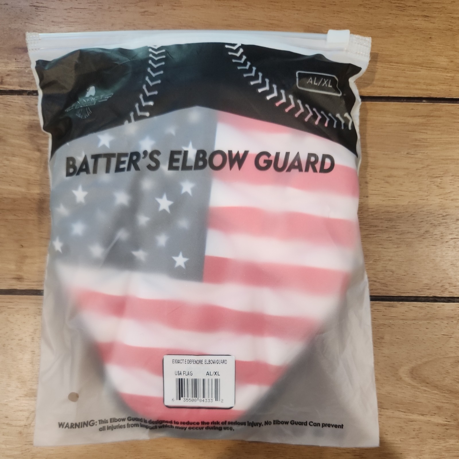 Exxact Sports Defender Batter's Baseball Elbow Guard Softball US Flag AL/XL
