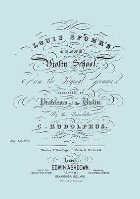 Louis Spohr Grand Violin School (Paperback) (UK IMPORT)