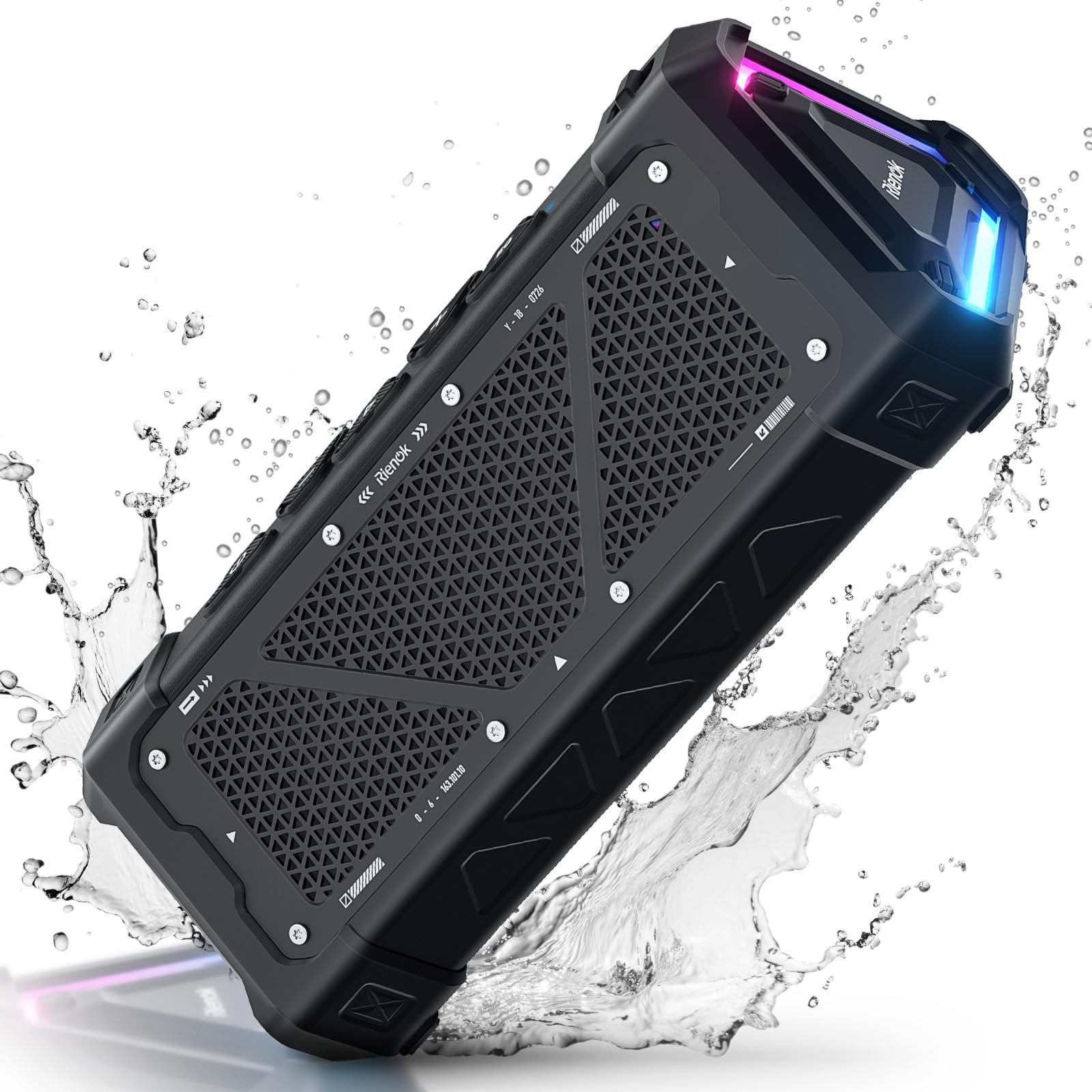 Design e Suono: RIENOK S11 Cassa Bluetooth con Luci LED RGB