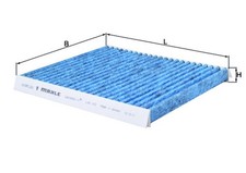 MAHLE Innenraumfilter CareMetix® LAO 142 Aktivkohlefilter für FIAT BRAVO STILO 2