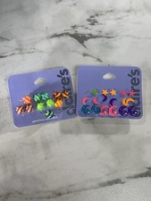 Claire  s Earrings 2 Card Sets a Few Missing Stud Jewelry