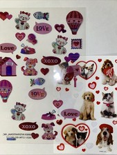 Puppy  Kitten Partial Sticker Sheets Scrapbook Craft Stickers