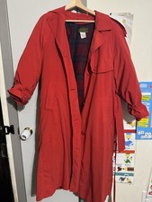 Womens Vintage 80s Red Eddie Bauer Goose Down...