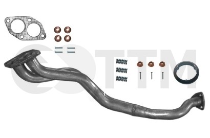 Tuyau avant pour restaurer l'échappement d'une Audi 80 ou 90 de collection