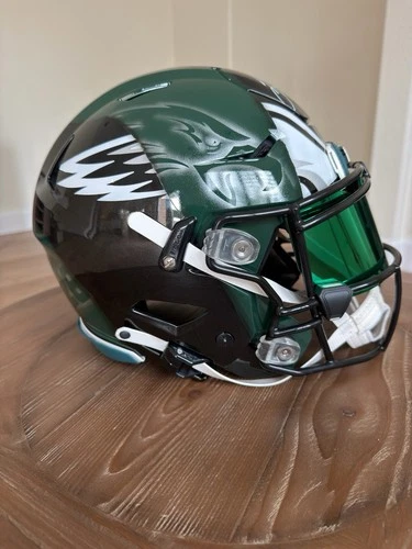 Philadelphia Eagles Saquon Barkley Signed Painted Speedflex Helmet Beckett COA