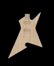 Unfinished 24 Fret XStar Electric Guitar Body In Poplar Wood
