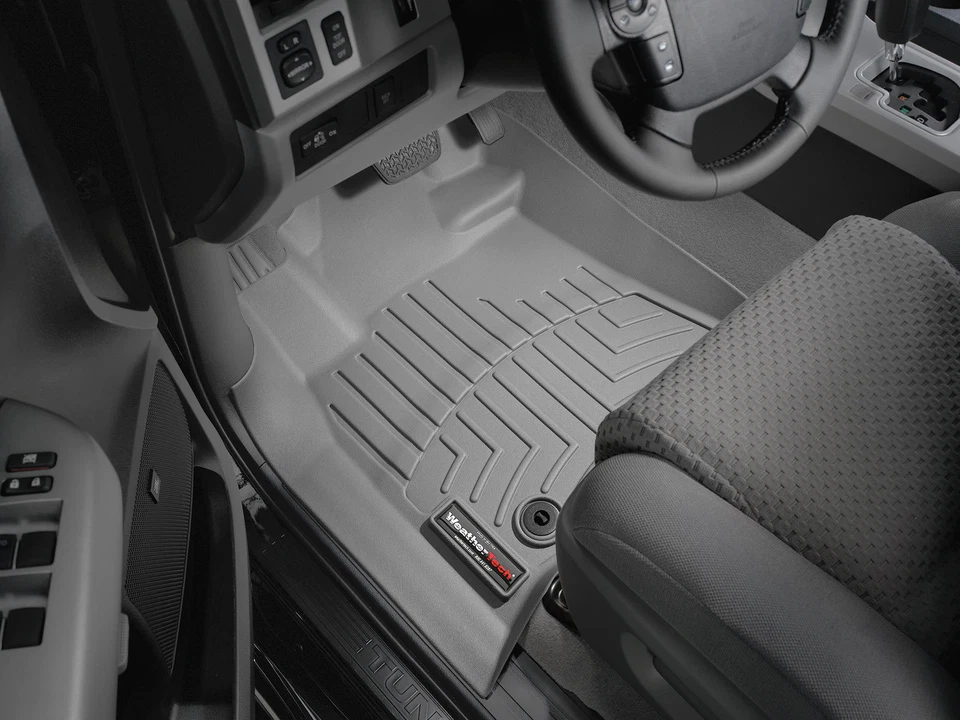 WeatherTech FloorLiner for 2012-2013 Toyota Tundra - 1st Row, Grey - Image 2 of 4